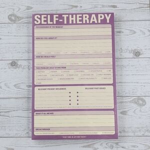 Self-Therapy Notepad Knock Knock NWT